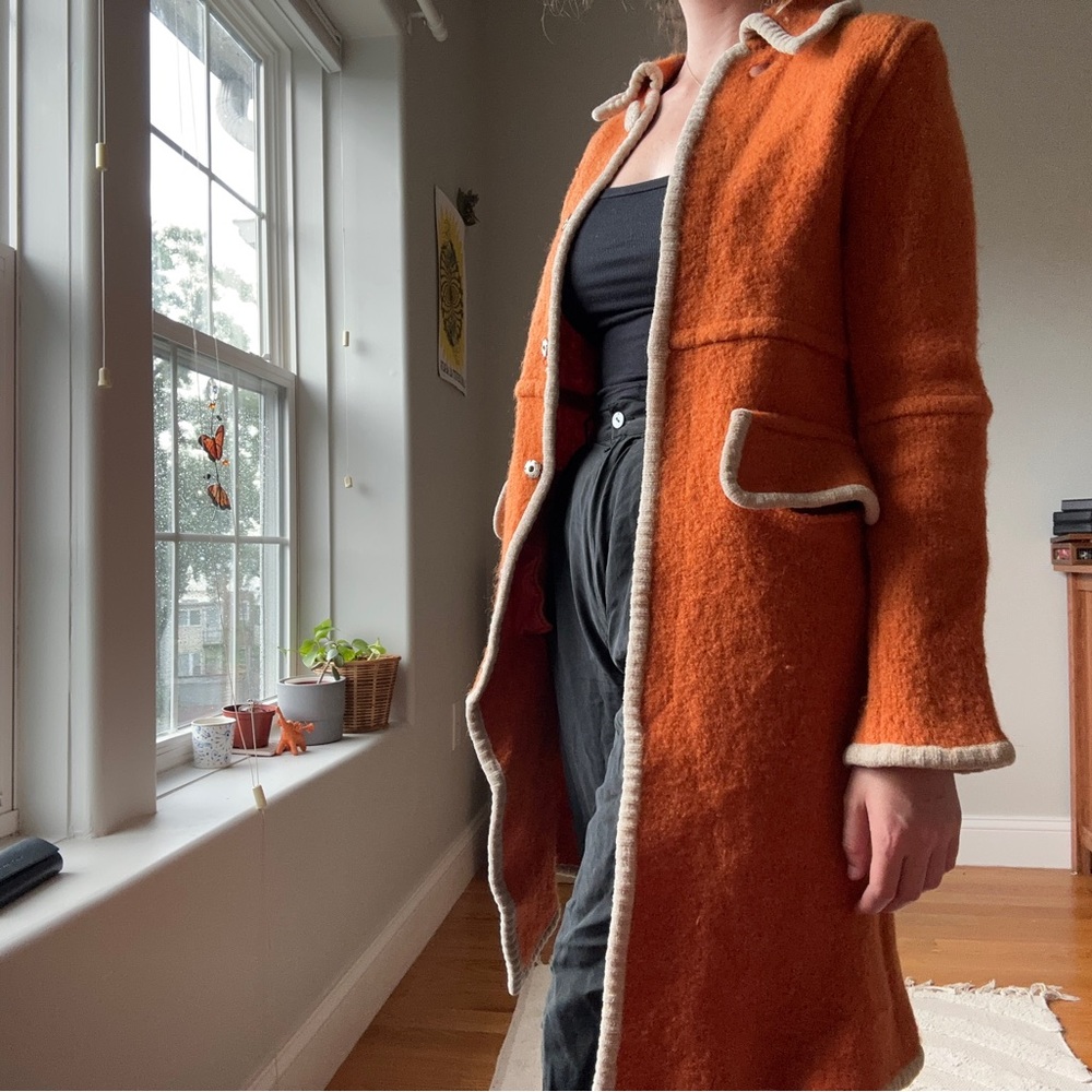 Vintage wool French coat